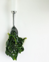 Wilted Spinach with Nutmeg Recipe | Martha Stewart image