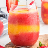 Strawberry Mango Moscato Slushies | Just A Pinch Recipes image