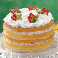 Strawberry Custard Torte Recipe: How to Make It image
