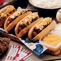 Chili Dogs Recipe: How to Make It - Taste of Home image
