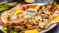 Seafood Platter Recipe | Sea Food Recipes in English image