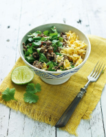 Thai beef larb with egg-fried rice recipe | delicious ... image
