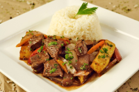 Lomo Saltado Recipe: Beef Stir-Fry with Rice, Peruvian Style image