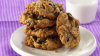 Peanut Butter Raisin Bran Cookies Recipe - BettyCrocker.com image