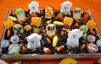Spooktacular Halloween Graveyard Cake Recipe - Food.… image