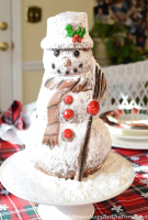 Make a Nordic Ware Snowman Spice Cake image
