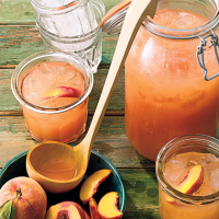 Peach Lemonade Recipe | MyRecipes image