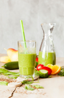 Green Fruit and Vegetable Drink recipe | Eat Smarter USA image