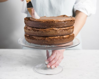 Chocolate-on-Chocolate Three-Layer Cake | Christopher ... image
