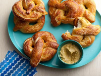 Homemade Soft Pretzels Recipe | Alton Brown | Cooking Channel image