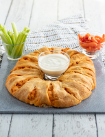 Buffalo Chicken Crescent Ring - My Heavenly Recipes image