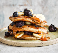 Easy protein pancakes recipe | BBC Good Food image