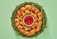 Best Pigs in a Blanket Wreath Recipe - How To ... - Delish image