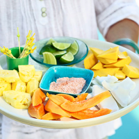 Fancy Fruit Platter Recipe | MyRecipes image