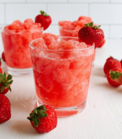 Strawberry Slushie Recipe | DIY Strawberry Slush in 3 Steps! image