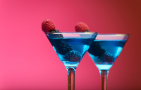 Blue Raz Sour Patch Kids Cosmo Recipe by Lindsey Gaterman image