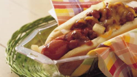 Grilled Foot-Long Coney Dogs Recipe - BettyCrocker.com image