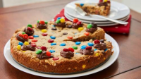 Monster Cookie Cake Recipe - BettyCrocker.com image