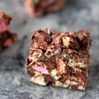 Chocolate Marshmallow Bars Recipe - Food Fanatic image
