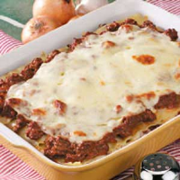 Cheesy Lasagna Recipe: How to Make It - Taste of Home image