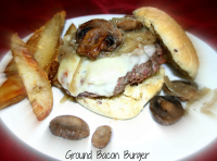 Ground Bacon Burger | Just A Pinch Recipes image