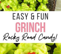 Grinch Rocky Road Candy Recipe | Foodtalk image