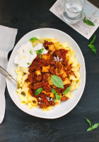 Two-Tomato, Herb, and Asiago Spaghetti Squash Recipe ... image