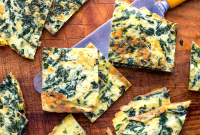 Greens and Garlic Frittata to Go Recipe - NYT Cooking image