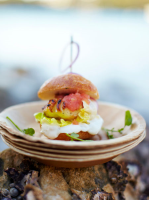 Lobster burger | Seafood recipes | Jamie Oliver image