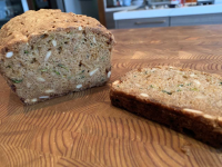 Zucchini Bread With Pine Nuts and White Chocolate Chips Recipe image