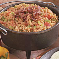 Spanish Rice with Bacon Recipe: How to Make It image