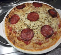 Homemade Pepperoni Pizza | BBC Good Food image