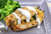 Air Fryer Stuffed Chicken Breast | Just A Pinch Recipes image