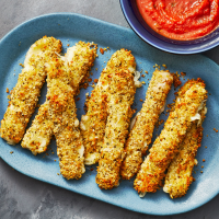 Air-Fryer Mozzarella Sticks Recipe | EatingWell image