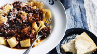 Oxtail ragu with pappardelle pasta Recipe | Good Food image