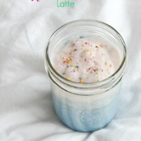 Healthy Unicorn Latte Recipe - The Chic Life image