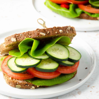 Panera Mediterranean Veggie Sandwich | Elise Tries To Cook image