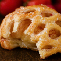 Caged Apple Puff Pastry Recipe by Tasty image