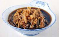 Nametake: Enoki Mushrooms in Mirin and Soy Sauce [Vegan ... image
