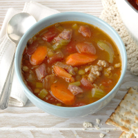 Ham and Lentil Soup Recipe: How to Make It - Taste of Home image