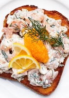Toast Skagen (Swedish Shrimp Toast) Recipe | Bon Appétit image