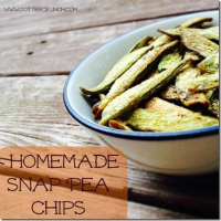 How to Make Homemade Snap Pea Chips image