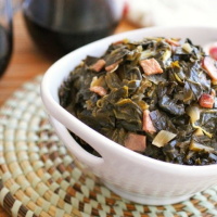 Easy Sweet Collard Greens Recipe | This Mama Cooks! On a Diet image