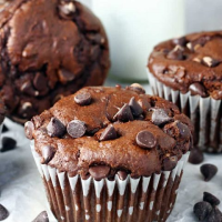 Double Chocolate Muffins (Costco Copycat Recipe) — Let's ... image