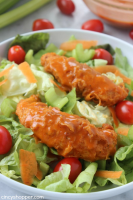 Buffalo Chicken Strips + Salad (Aldi Meal) - CincyShopper image