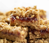 Peanut Butter and Jelly Bars - i am baker image