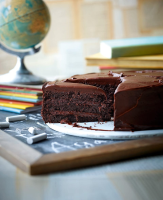 Bruce Bogtrotter's chocolate cake recipe | delicious. magazine image