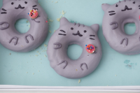 Pusheen Cat Doughnuts Recipe - Food.com image