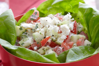 Cool Cucumber and Tomato Salad Recipe | Hidden Valley® Ranch image