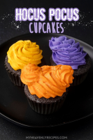 Hocus Pocus Inspired Cupcakes - myheavenlyrecipes.com image